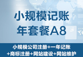 小規(guī)模記賬年套餐A8